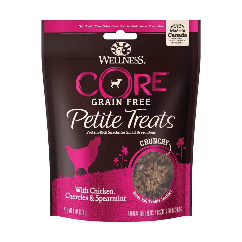 "Wellness Core Petite Treats Chicken, Cherries & Spearmint Soft Dog Treats 170g"