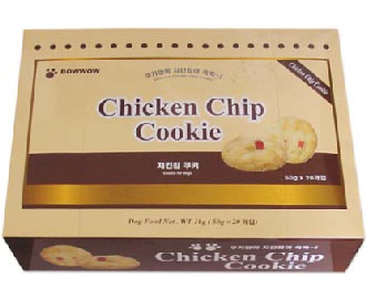 Bow Wow Chicken Chip Cookie Dog Biscuits 20ct