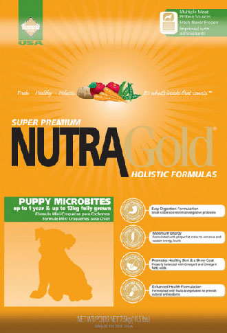 Nutragold Holistic Puppy Microbites Dry Dog Food 3kg